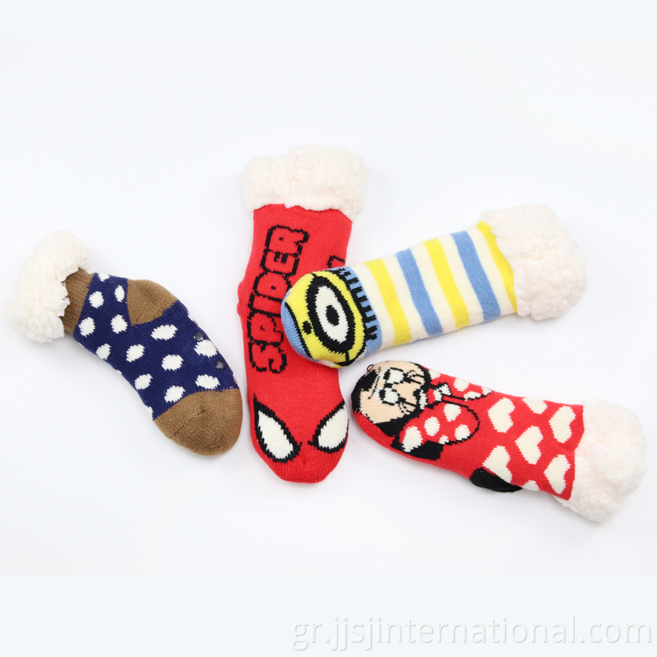 Knitted cartoon children's socks